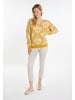 Usha Damen Strickpullover in Curry Mehrfarbig