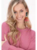 IZIA Women Sweatshirt in Dark Pink