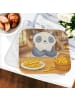 Mr. & Mrs. Panda Topflappen Panda Pommes Gebet Design ohne Spruch in Weiß