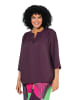 Ulla Popken Bluse in dunkle pflaume