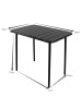 VCM  Metall Bistrotisch Balkontisch Sumila 80x55 in Schwarz