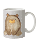Mr. & Mrs. Panda Kindertasse Bär sitzend ohne Spruch in Grau Pastell