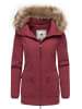 ragwear Kurzmantel Monadetta Warm YOUMODO in Wine Red