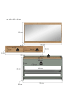 ebuy24 Garderobenmöbel Drive Staubgrün 192 x 32 cm