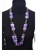 collezione alessandro Lange Kette " Mona " in violett
