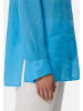 CASH-MERE.CH Ramie Bluse Oversize Style in Hellblau