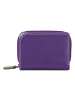 MYWALIT Small Wallet Geldbörse Leder 10 cm in orchid