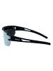 YEAZ SUNSPARK sport-sonnenbrille black/silver mirror in silber