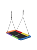 relaxdays Nestschaukel „eckig“ in Bunt – (B)150 x (T)80 cm
