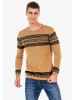 Cipo & Baxx Strickpullover in CAMEL