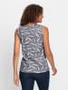 WITT WEIDEN Shirttop in marine-ecru-bedruckt