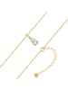 Glanzstücke München Kette aus Sterling Silber mit Zirkonia in gelbgold