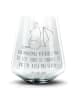 Mr. & Mrs. Panda Tumbler Fledermaus Sitzen mit Spruch in Transparent