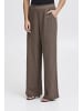 ICHI Casual Hose IXREMI Loose fit in Teak w. pinst.