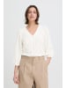 Fransa Kurzarm-Bluse FRIMIRA Regular fit in Blanc de Blanc