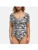 CFAB Figurformender Body mit Slip in Zebra
