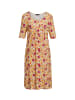 GOLDNER Druckkleid Elastisches Jerseykleid mit modischem Druck in bunt / geblümt