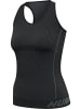 Hummel Hummel Top Hmlte Multisport Damen Schnelltrocknend Nahtlosen in BLACK/ASPHALT MELANGE