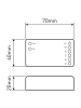 LED Line LED line® Controller VARIANTE RF WIFI TUYA RGBW in Weiß