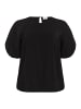 KAFFE curve Kurzarm-Bluse KCgabbi Regular fit in Black Deep