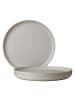 Mepal 4er Set Essteller Silueta in ø 26 cm in Nordic White