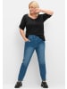 sheego 3/4-Arm-Shirt in schwarz