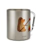 Mr. & Mrs. Panda Thermotasse Igel Grillen ohne Spruch in Silber