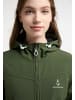 DreiMaster Maritim Damen Softshelljacke in Tannengrün