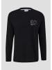 s.Oliver T-Shirt langarm in Schwarz