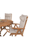 ebuy24 Gartenset Kenya 5-teilig Natur 120 x 120 cm
