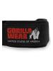 Gorilla Wear Lifting Straps - Figure 8 - Schwarz