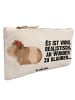 Mr. & Mrs. Panda Pouch Meerschweinchen Weisheit mit Spruch in Weiß