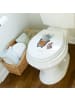 Mr. & Mrs. Panda Toilettendeckel Pinguin & Maus Wanderer ohne Sp... in Weiß
