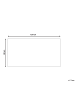 Beliani Geflochtener Teppich DADAY in Beige - (W) 80 x (H) 80 x (L) 150 cm