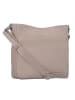 Mandarina Duck Mellow Leather Umhängetasche Leder 30 cm in warm taupe