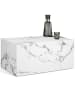 tectake Beistelltisch Inkl. Bodenschoner, Belastbarkeit 45 kg, 90 x 50 x 40 cm