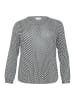 KAFFE curve Langarm-Bluse KCami Regular fit in Grey_CelestialBlue Wavy Print