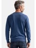 Redmond Strickjacke Basic in Dunkelgrau / blau