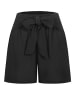 Cloud5ive Cloud5ive Cloud5ive Damen Shorts mit Deko-Bindegürtel u Elastikbund in black
