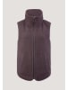 Hessnatur Hessnatur Wollfleece Weste Regular aus reiner Merinowolle in brombeersorbet