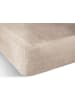 Aspero Flanell-Spannbettlaken PERPIGNAN in Taupe