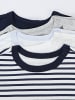 TupTam Jungen Baby Body Kurzarm 5er Pack in grau/weiß