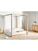 Beliani Doppelbett HERLIERE in Braun - (W) 172 x (H) 195 x (L) 212 cm