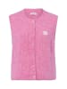 American Vintage Strickweste East in rosa - 0001