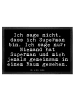 Mr. & Mrs. Panda Schmutzmatte Ich sage nicht, dass... mit Spruch in Schwarz