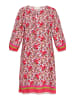 gaya Women Dress in Red Multicolor