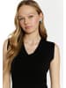 myMo Damen Strickpullunder in Schwarz