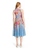 Vera Mont Cocktailkleid mit Blumenprint in Blue/Rosé
