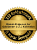 GoldDream Goldring 333 Gelbgold - 8 Karat, 2-reihig Zirkonia Größe 58 (18,5)