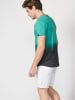 KOROSHI Kurzarm T-Shirt in grun